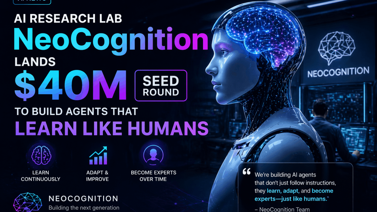 NeoCognition’s $40M Bet on Self-Learning AI Explained!